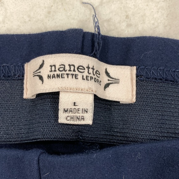 Women’s Navy Blue strict legging dress pant - Picture 3 of 4